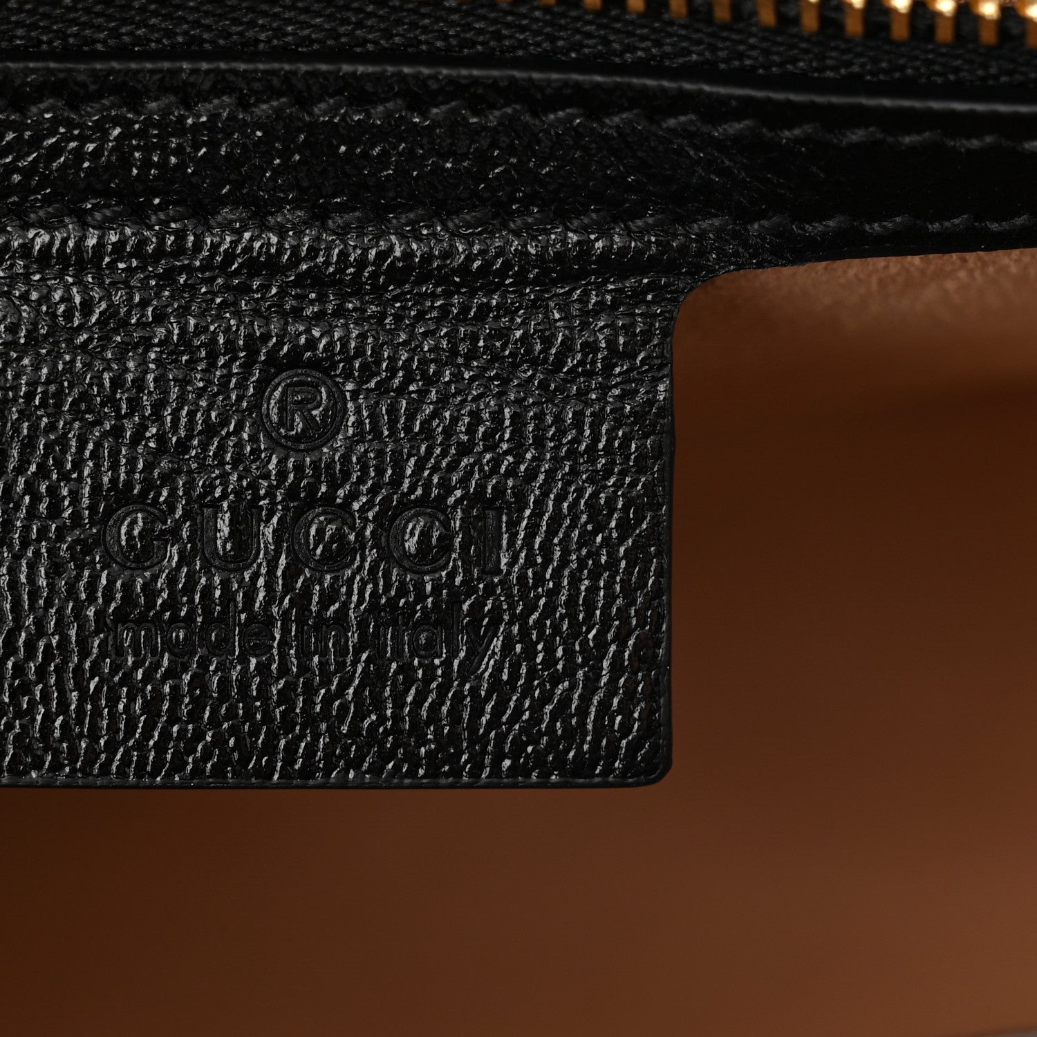 Gucci GG Supreme Monogram Calfskin Small Padlock Messenger Shoulder Bag Beige Black Cuir 6 of 11