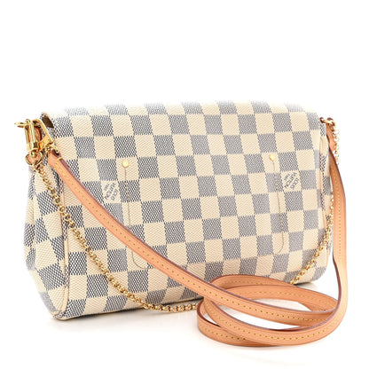 Louis Vuitton Damier Azur Favorite MM 3 of 10