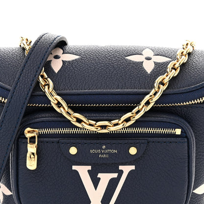 Louis Vuitton Empreinte Monogram Giant Mini By The Pool Bumbag Blue Beige 7 of 10