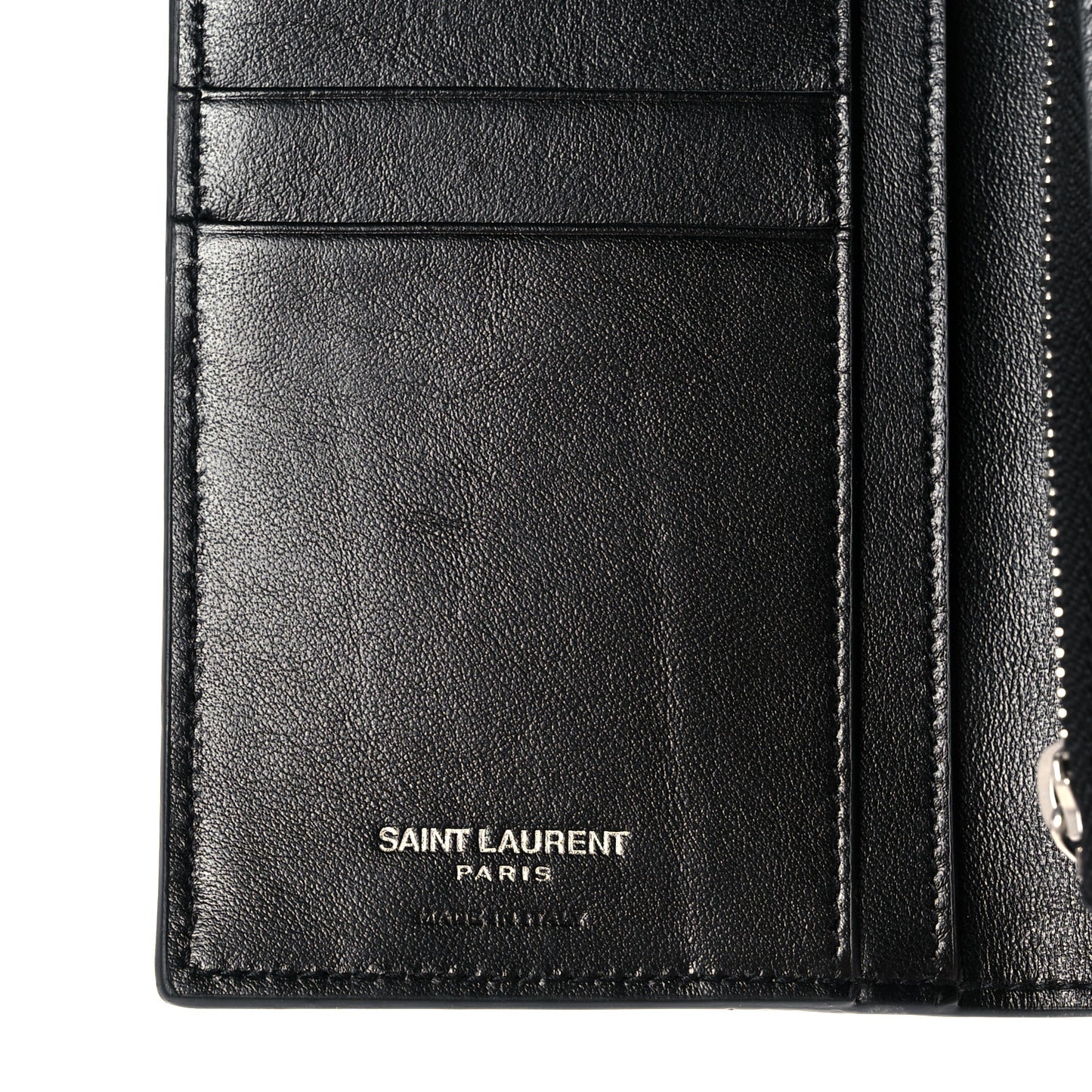Calfskin Continental Wallet Black