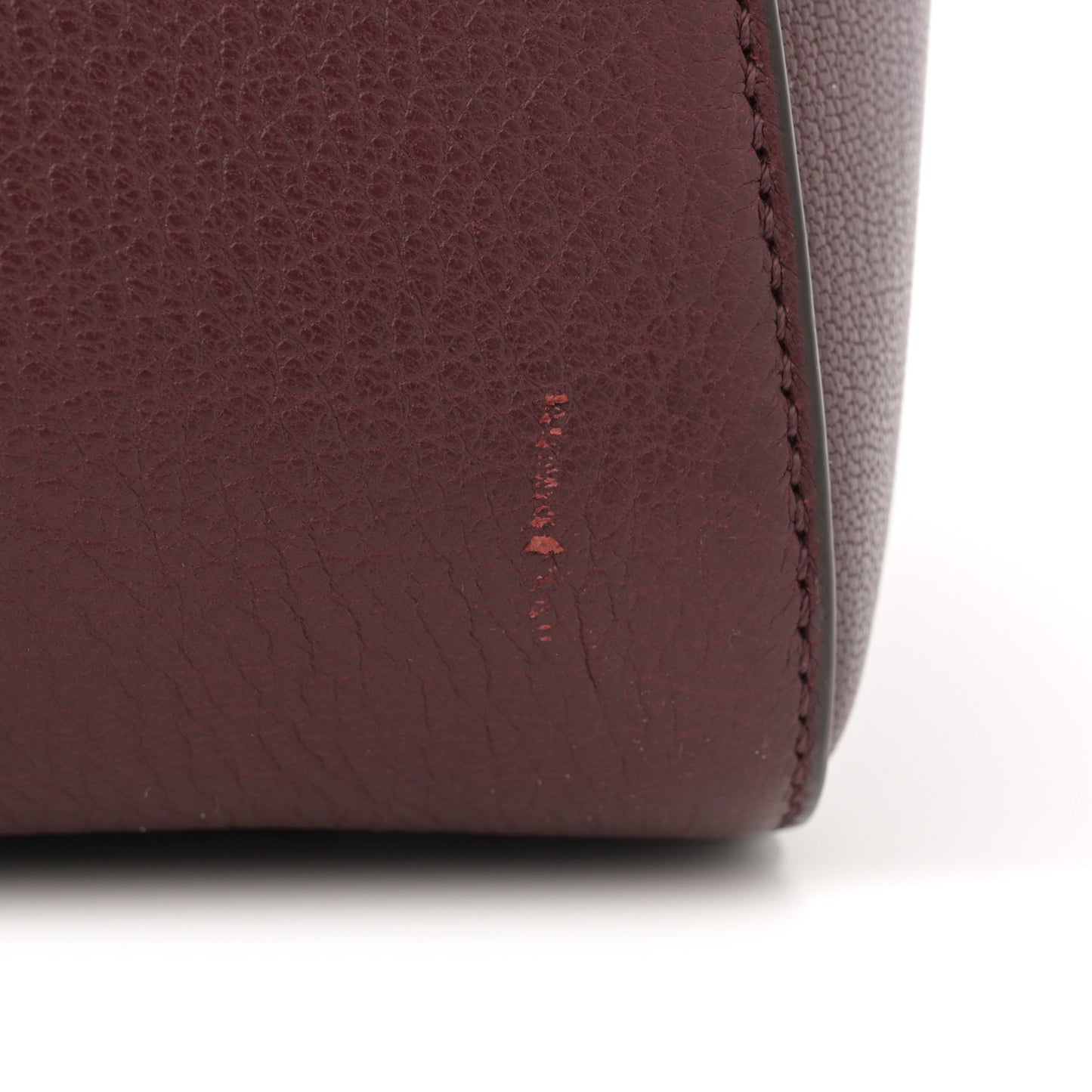 Sugar Goatskin Medium Antigona Oxblood