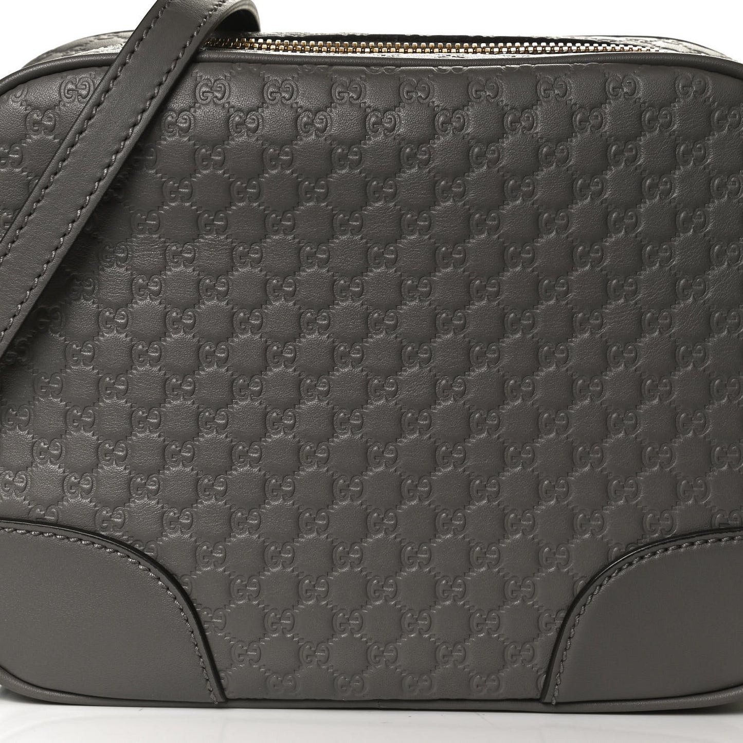 Microguccissima Mini Bree Messenger Bag Grey
