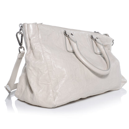 Prada Nappa Antique Handbag Ghiaccio 3 of 7