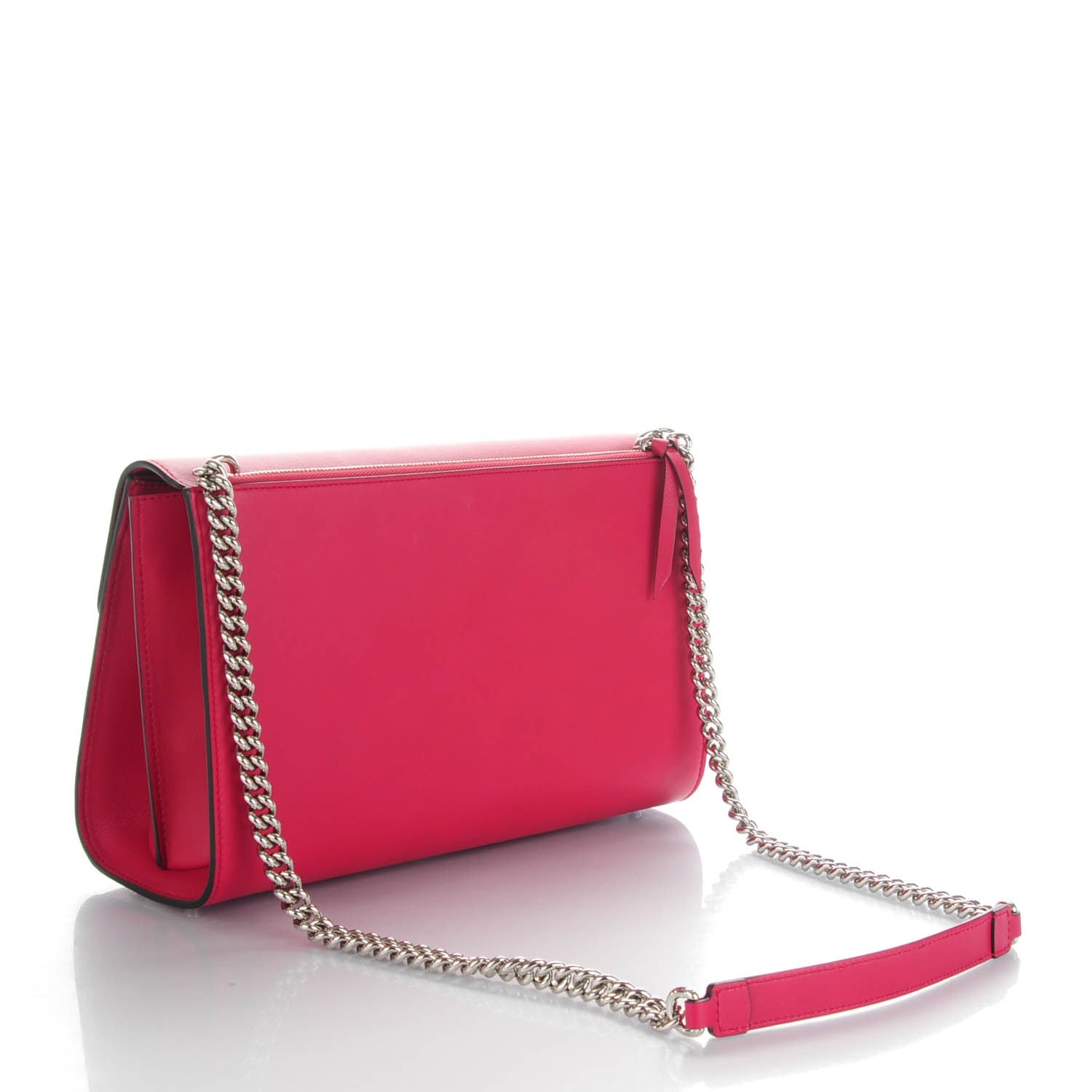 Gucci Moon Calfskin Medium Interlocking G Shoulder Bag Petunia 3 of 7
