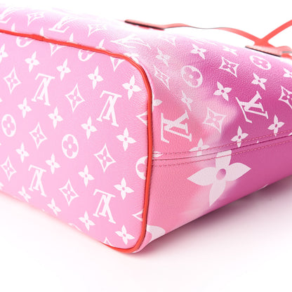 Louis Vuitton Monogram Escale Neverfull MM Rouge 9 of 10