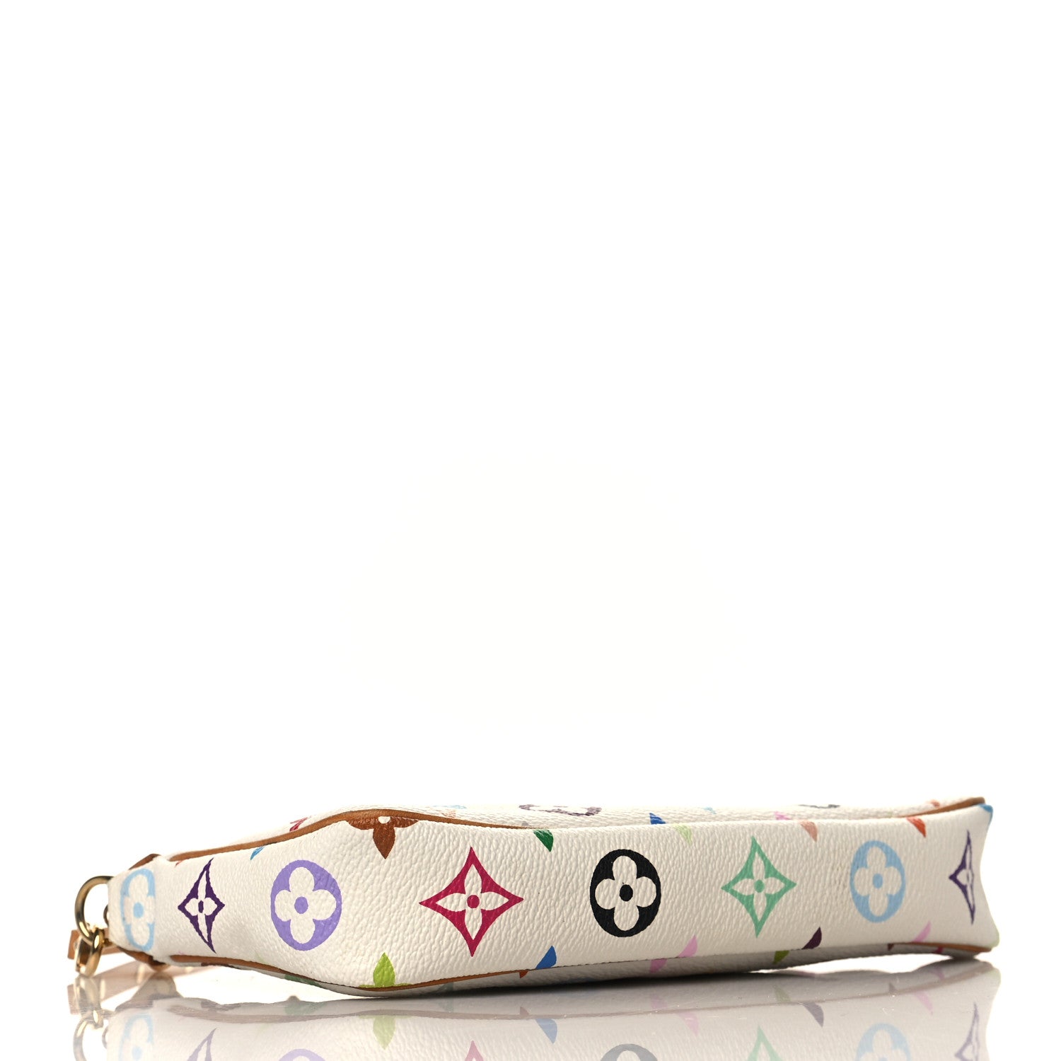 Louis Vuitton Monogram Multicolor Pochette Accessories White 4 of 8