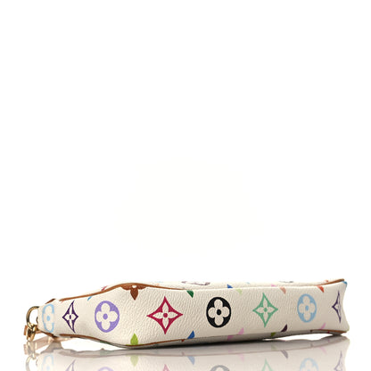 Louis Vuitton Monogram Multicolor Pochette Accessories White 4 of 8