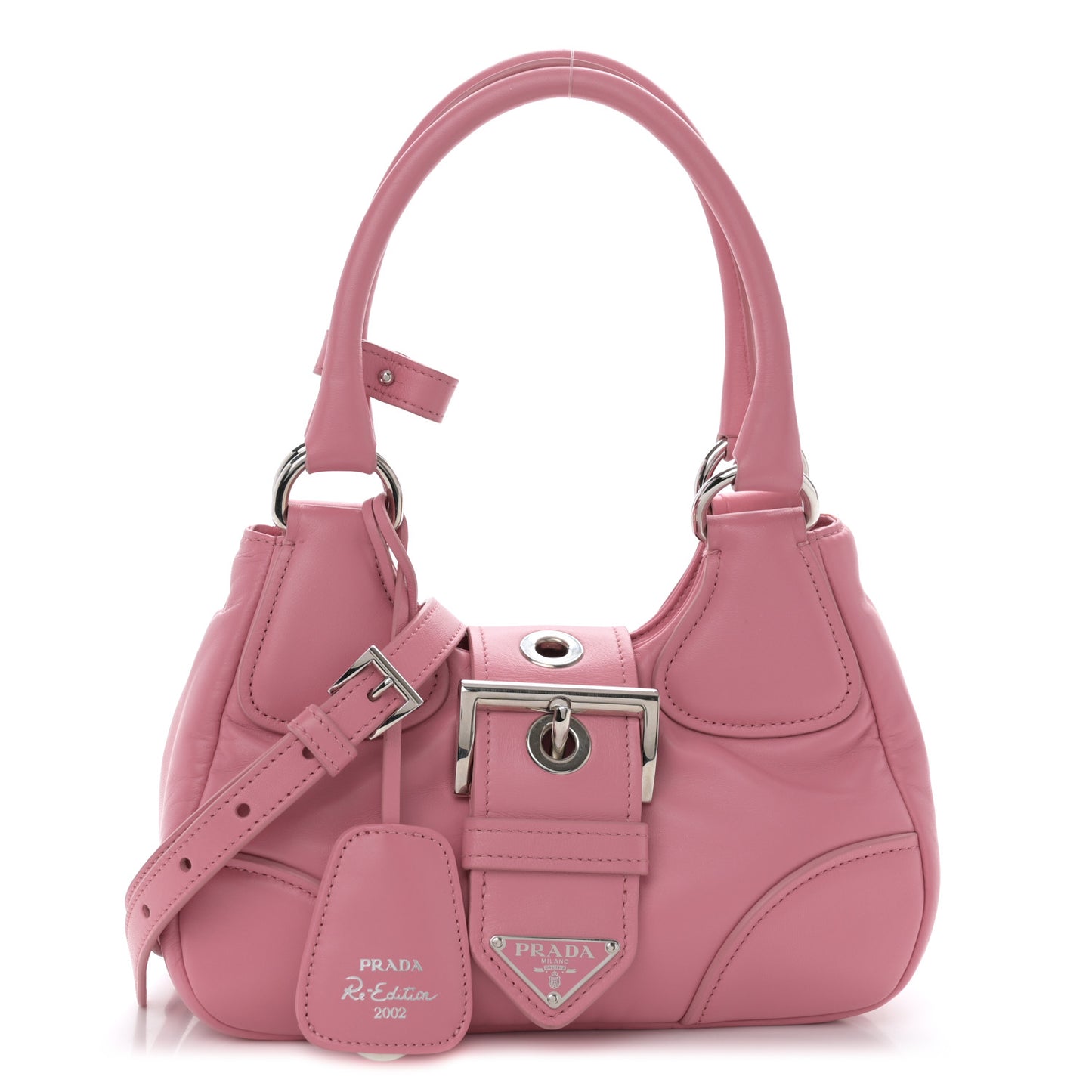 Nappa Soft Padded Re-Edition 2002 Moon Bag Geranio