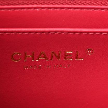 Chanel Lambskin Quilted Mini Rectangular Sweet Camellia Flap Black 6 of 10