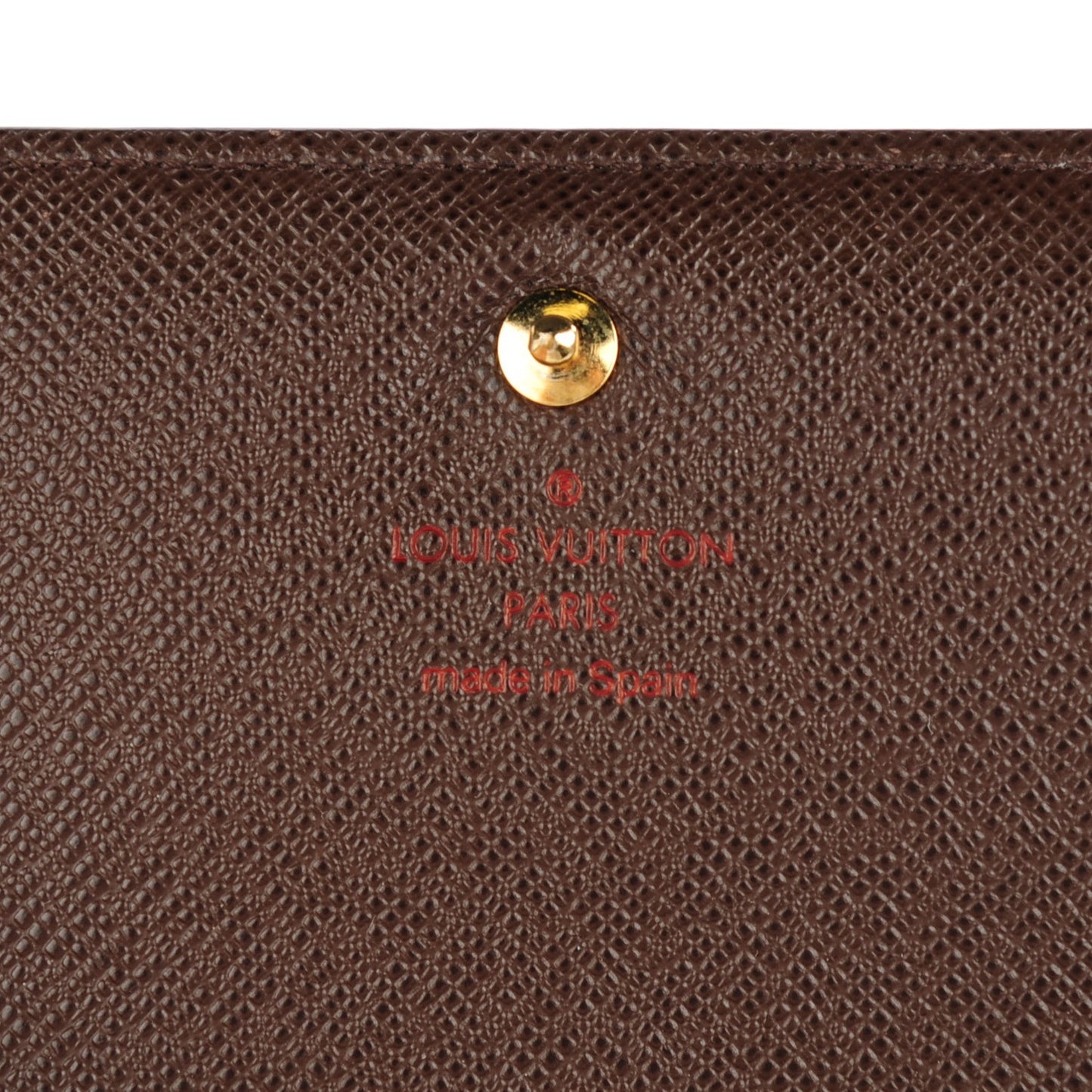 Damier Ebene Porte-Monnaie Billets Tresor Wallet