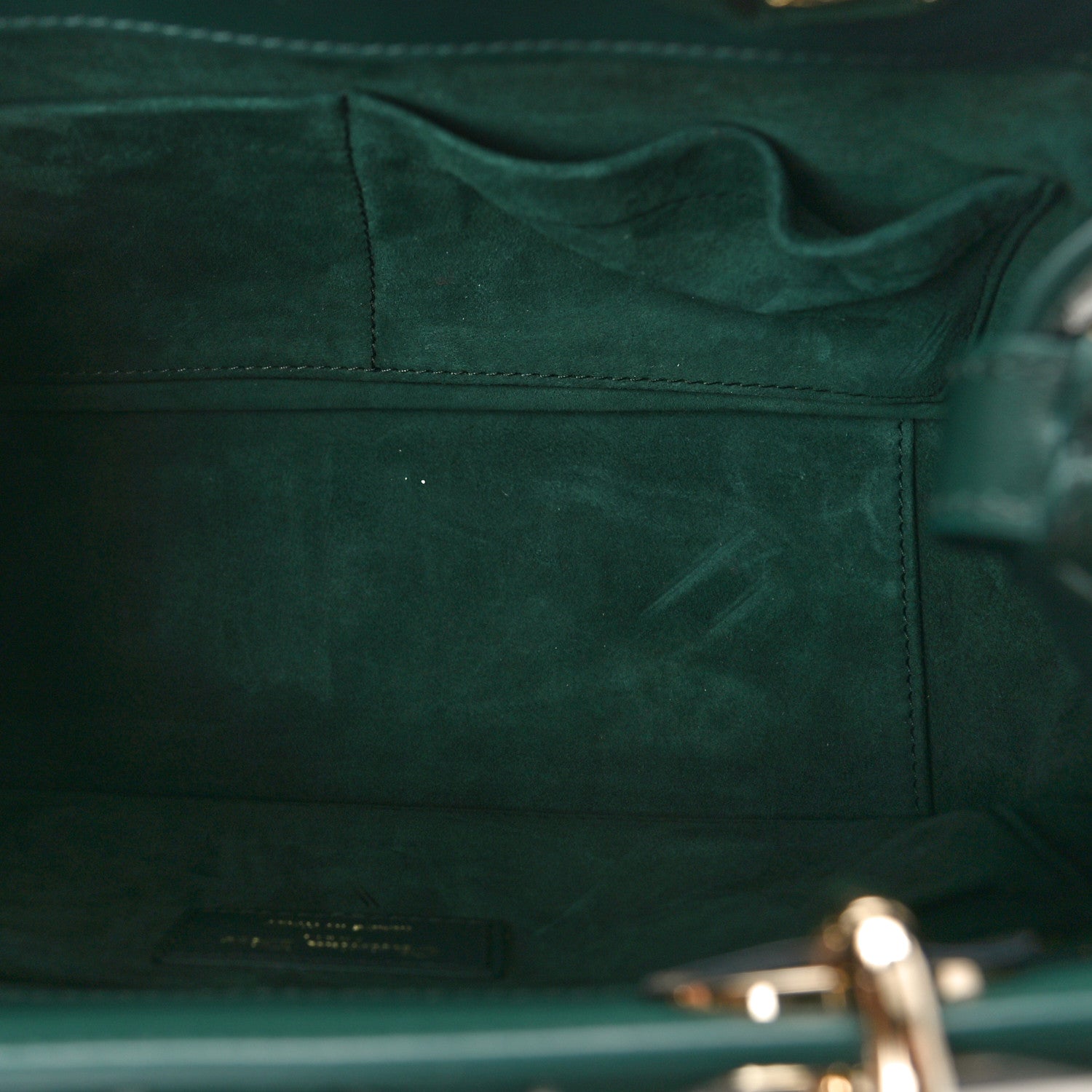 Christian Dior Calfskin Cannage Small The Lady 95.22 Dark Green 5 of 9