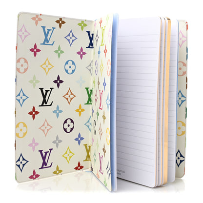 Louis Vuitton LV x TM Monogram Multicolor Jane Notebook MM White 5 of 7