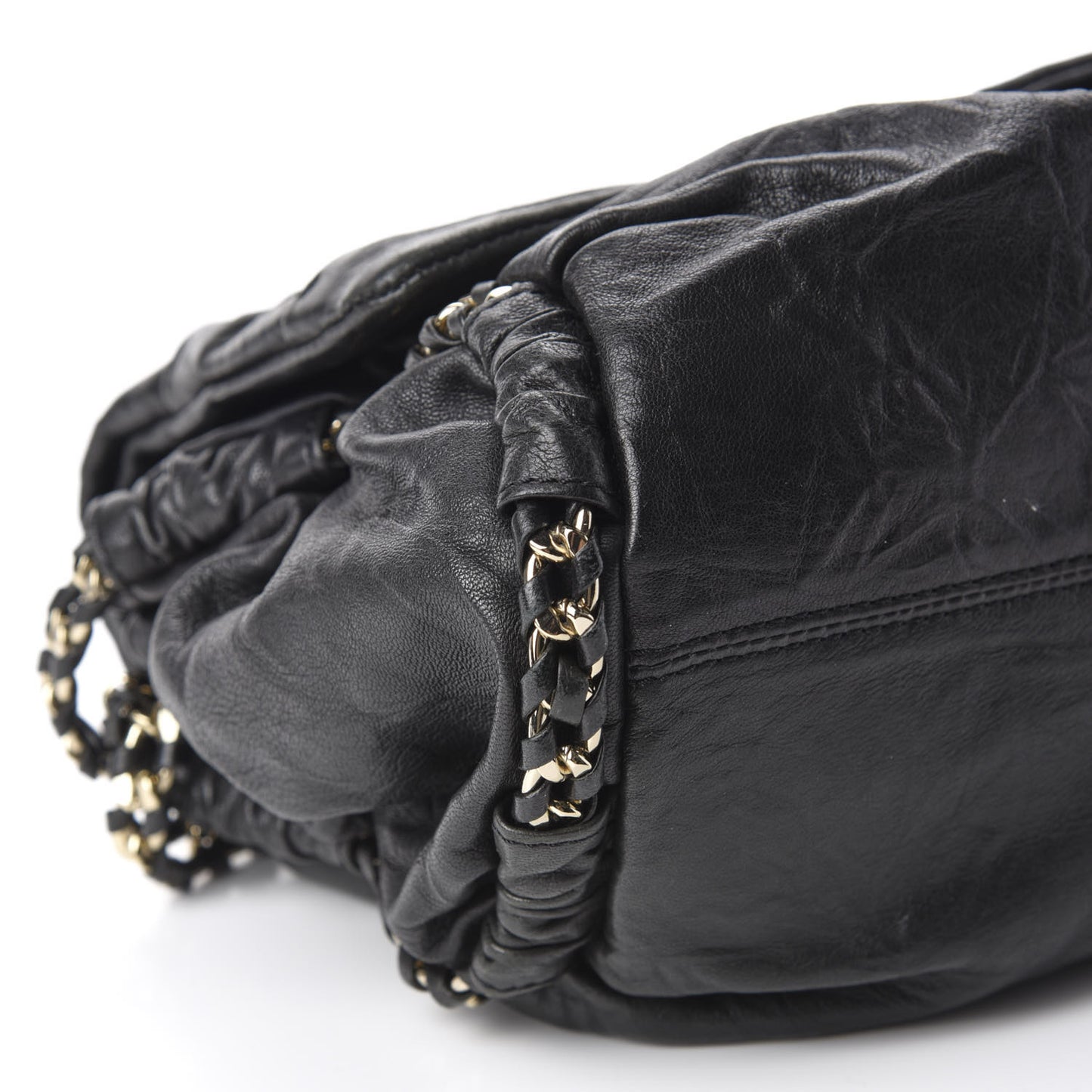 Lambskin Flap Bag Black