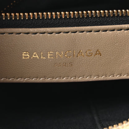 Balenciaga Chevre Gold Metallic Edge Hardware Hip Beige Latte 6 of 11