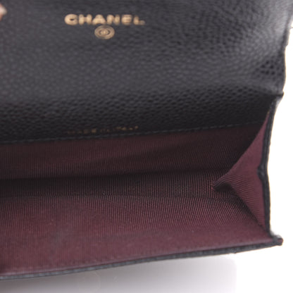 Chanel Caviar Quilted Flap Card Holder Black 4 of 11