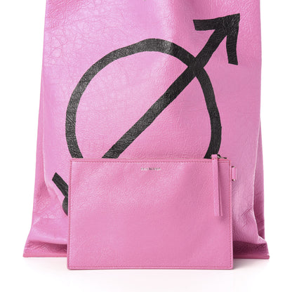 Balenciaga Agneau Arena All Gender M Supermarket Shopper Rose Bonbon 11 of 13