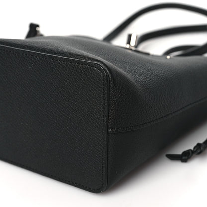 Louis Vuitton Calfskin Nano Lockme Bucket Black 9 of 9