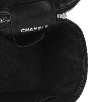 Chanel Caviar Quilted Small Top Handle Vanity Case With Chain Black 4 of 8