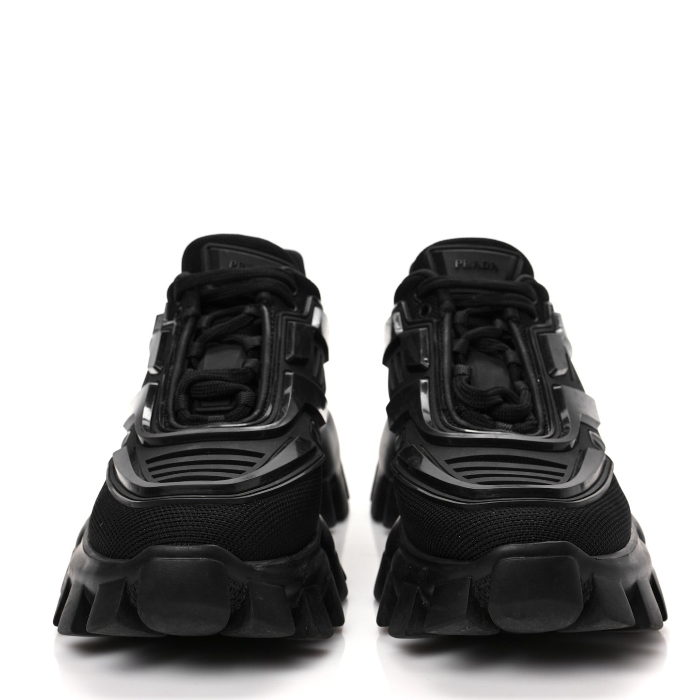 Rubber Technical Knit Fabric Cloudbust Thunder Sneakers 35 Black