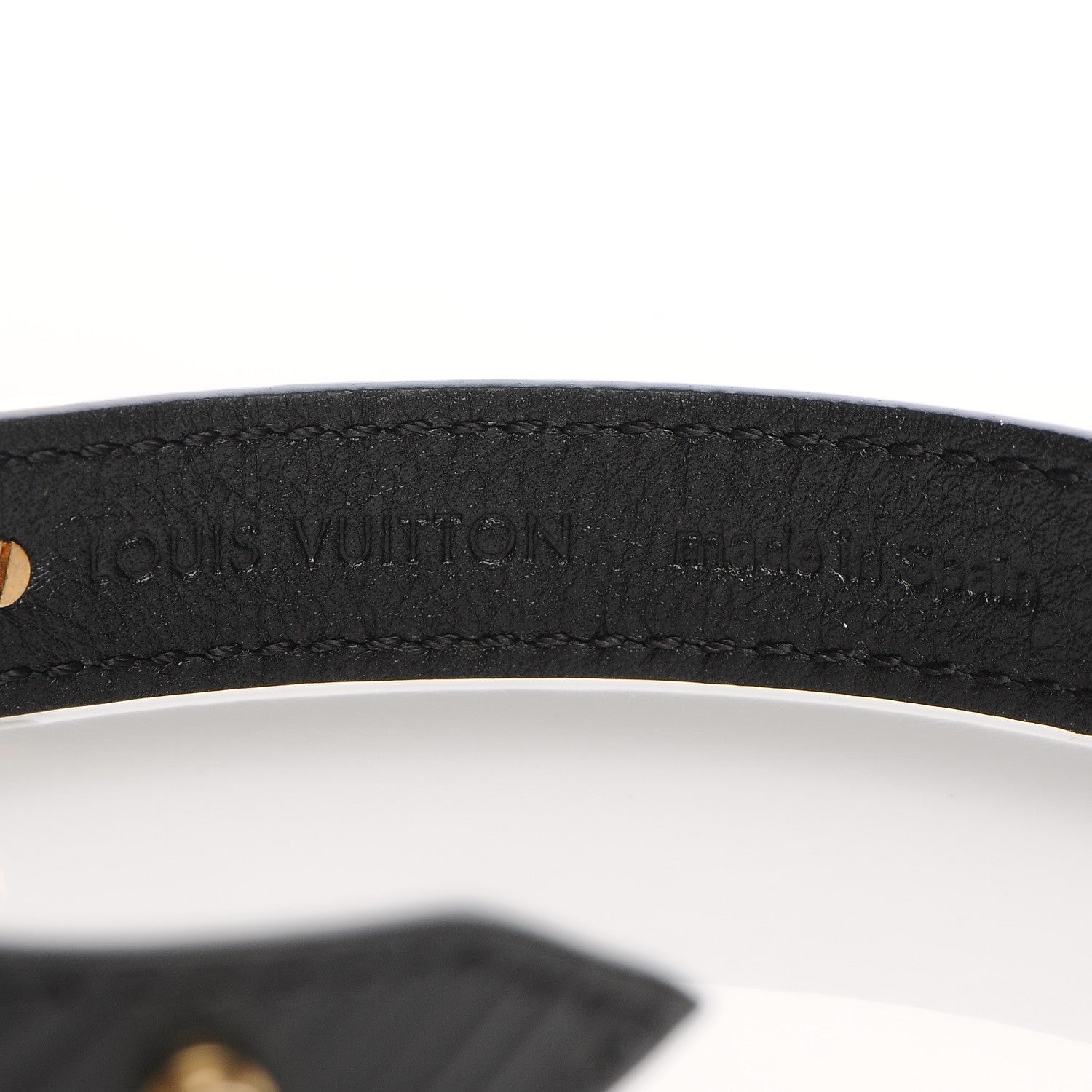 Louis Vuitton Epi Twist It Bracelet 17 Black 4 of 5