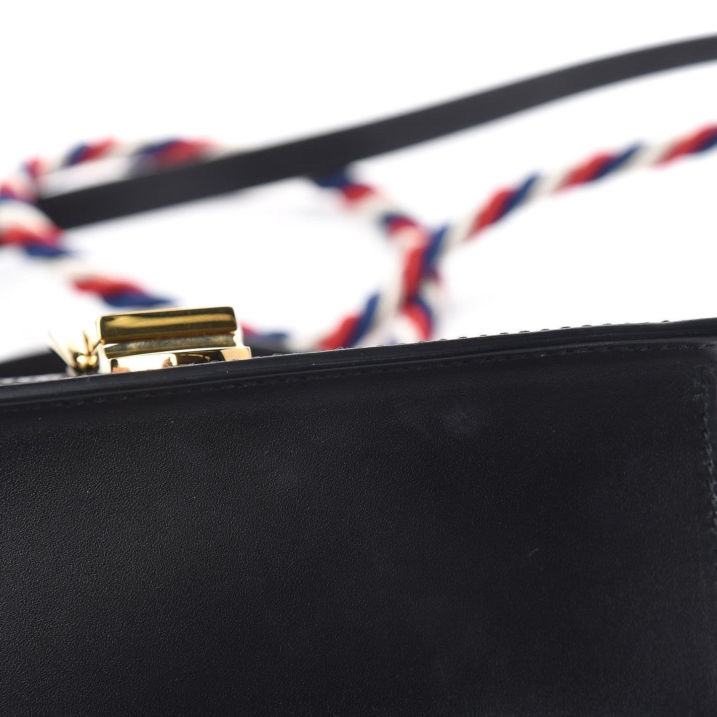 Calfskin Mini Sylvie Top Handle Bag Black