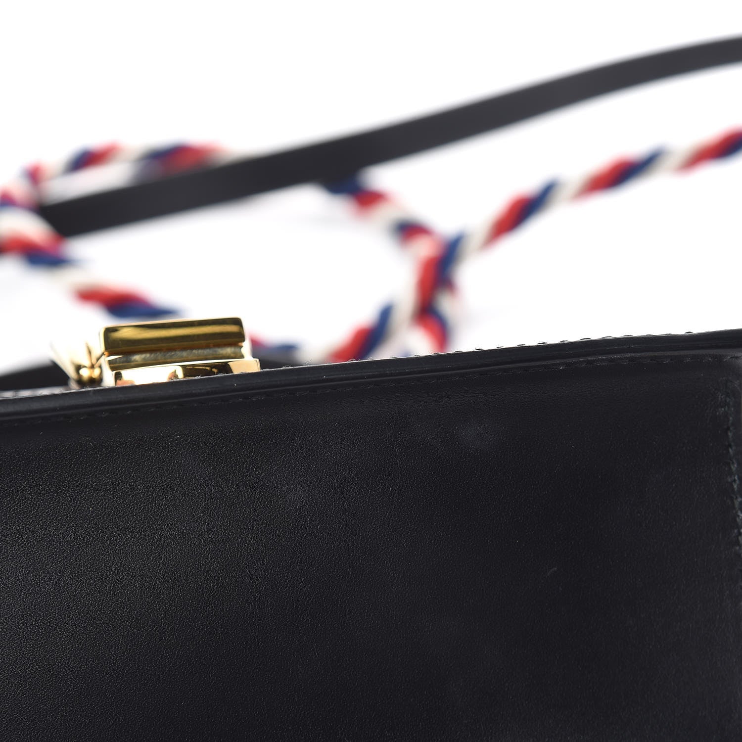 Gucci Calfskin Mini Sylvie Top Handle Bag Black 10 of 12