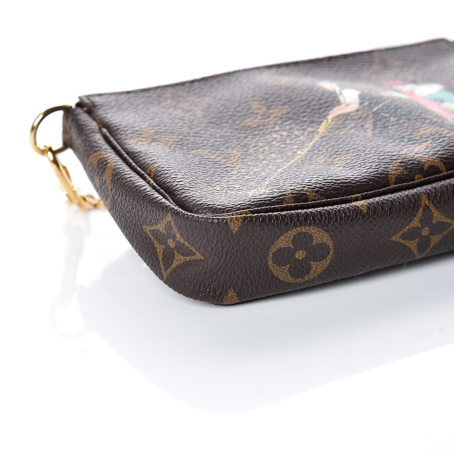 Louis Vuitton Monogram Illustre Mini Pochette Accessories Rose 4 of 9