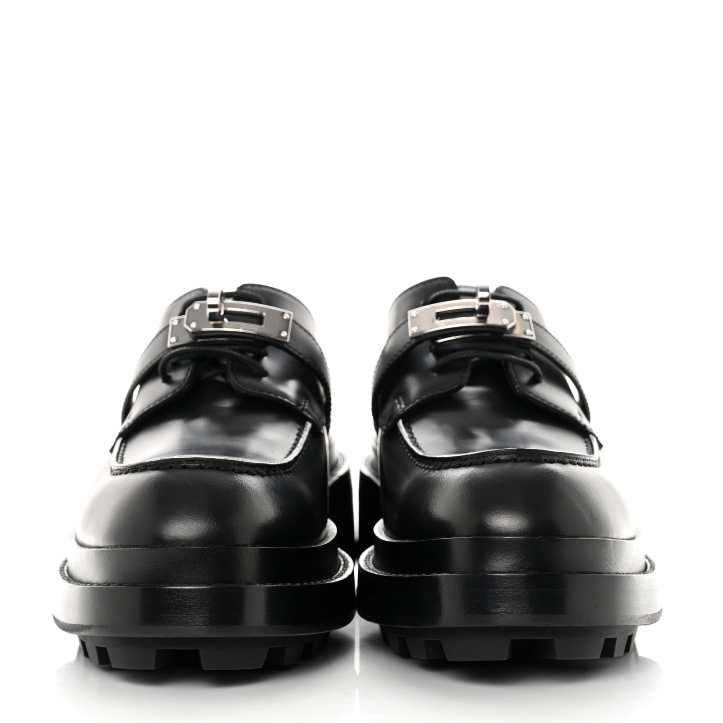 Glossed Calfskin First Oxford 35.5 Black