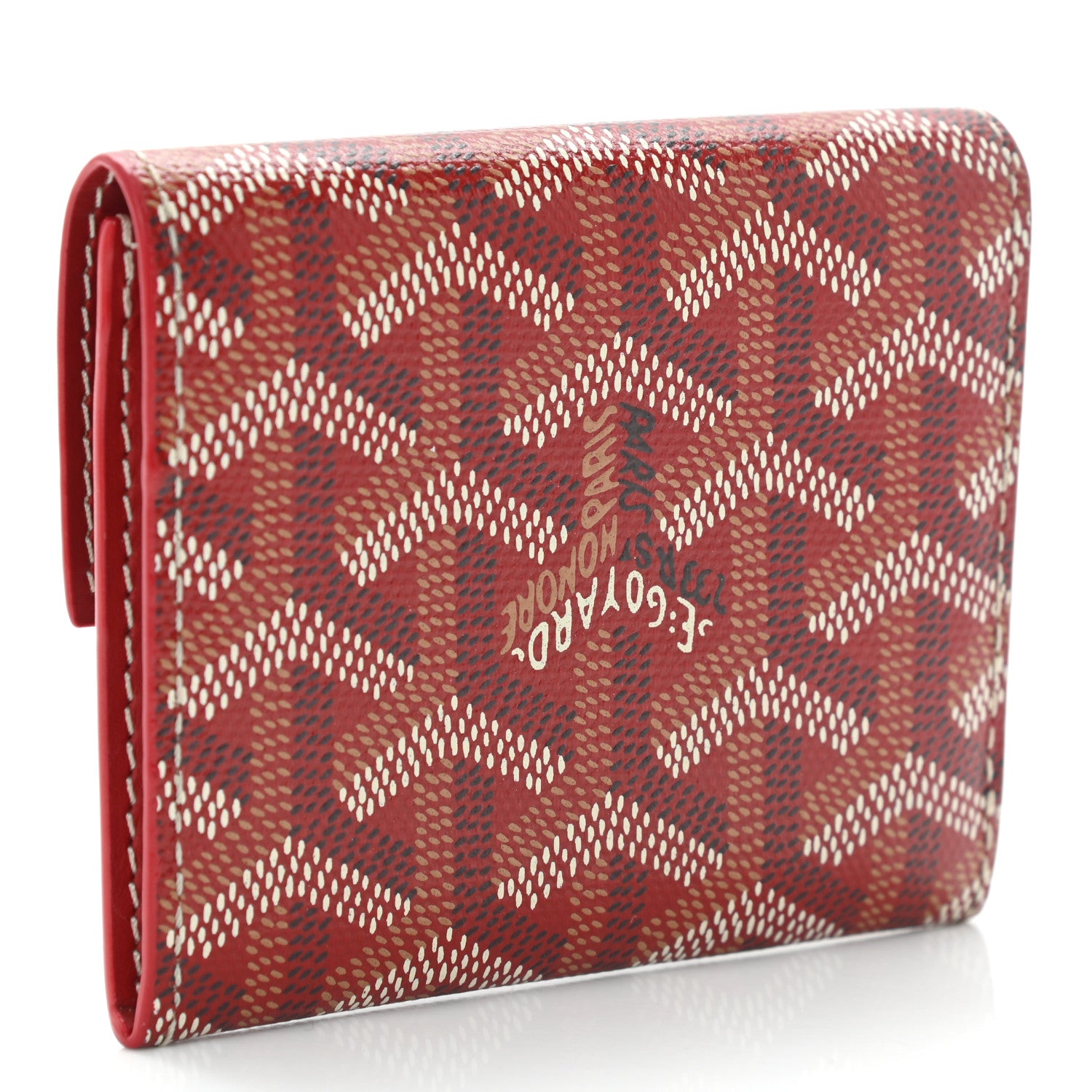Goyard Goyardine Marigny Coin Purse Wallet Red 3 of 8