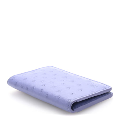 Louis Vuitton Ostrich Pocket Organizer Purple 4 of 7
