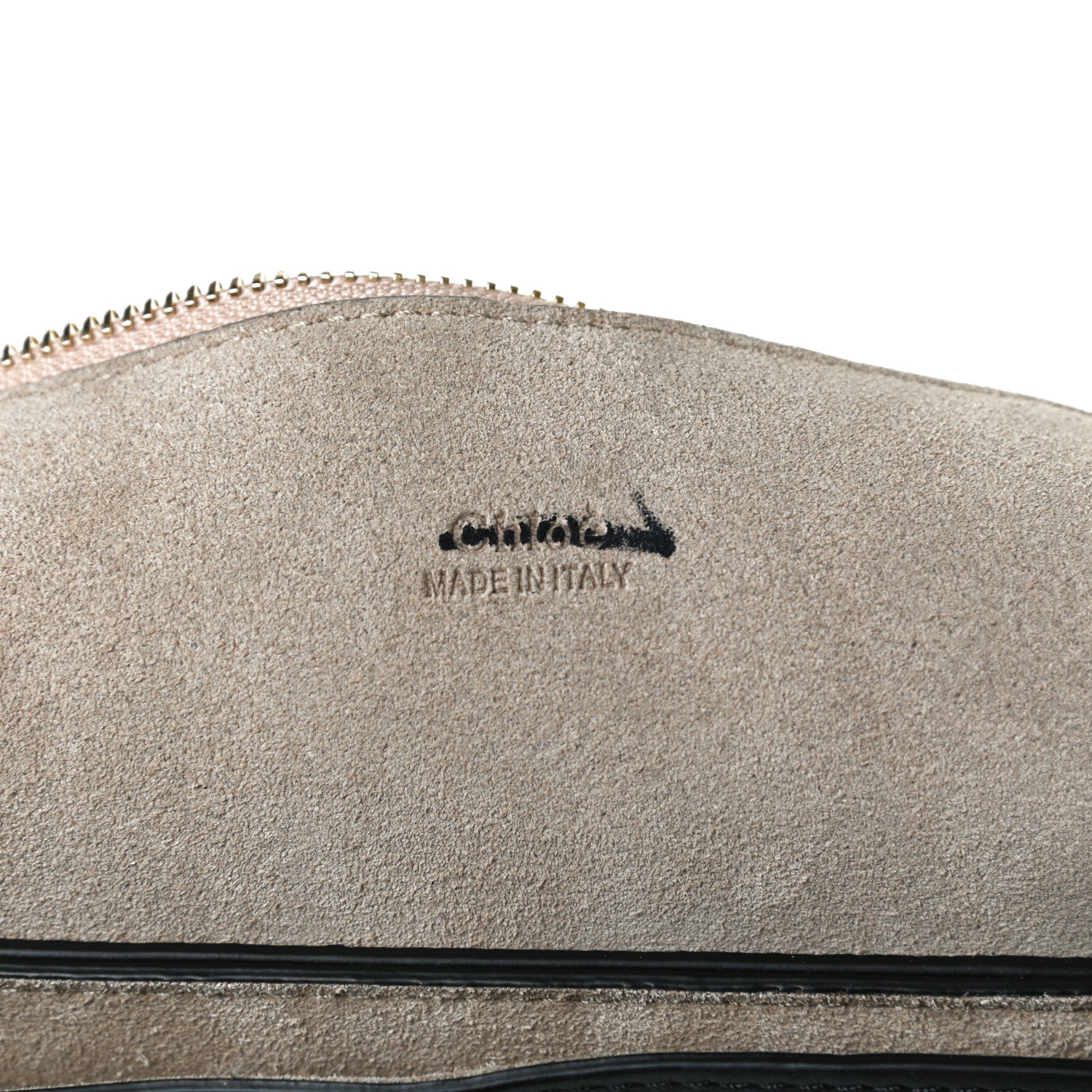 Chloe Suede Calfskin Small Faye Top Handle Bag Black 5 of 16