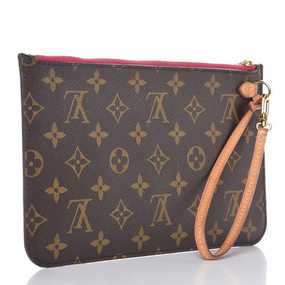 Louis Vuitton Monogram Neverfull MM GM Pochette Pivoine 3 of 9