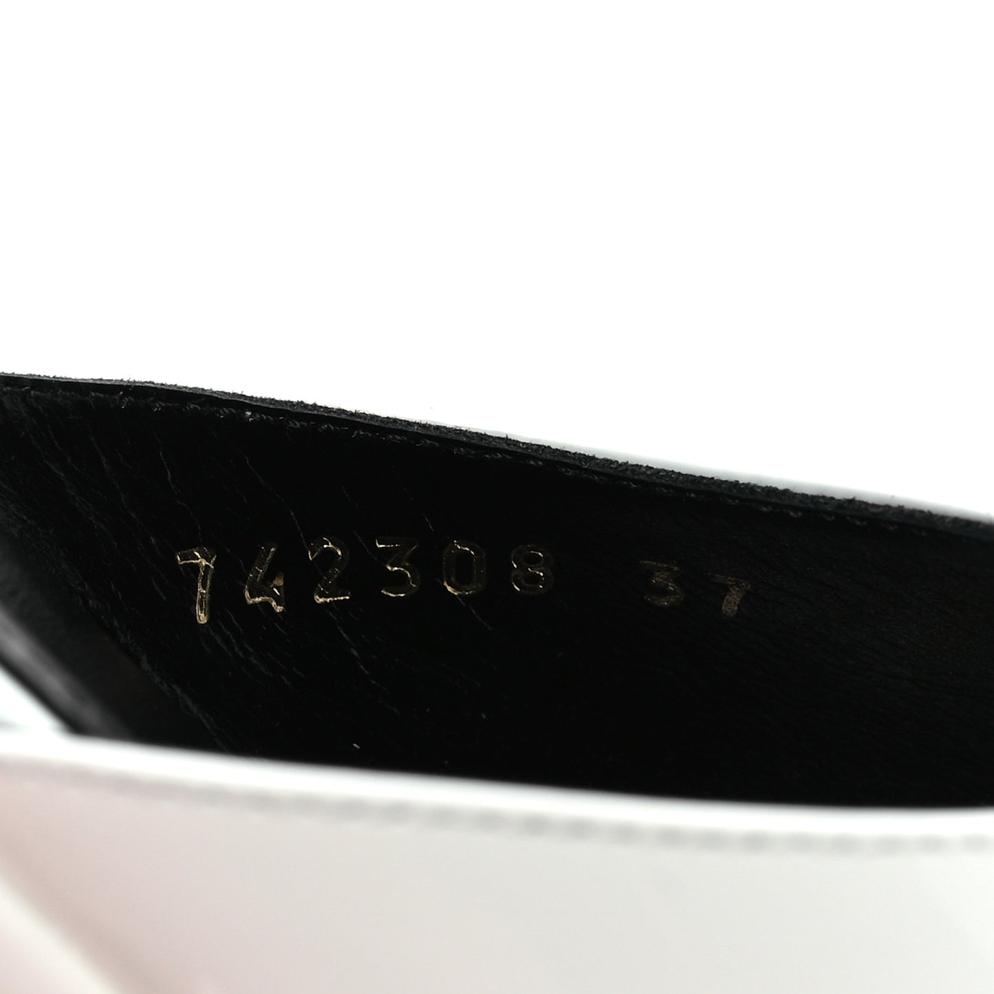 Patent Camden 160mm Platform Pumps 37 White