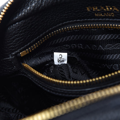 Prada Vitello Daino Camera Crossbody Black 9 of 10