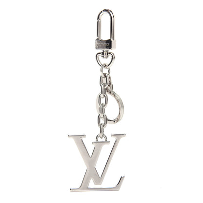 Louis Vuitton LV Facettes Bag Charm Key Holder Silver 1 of 5