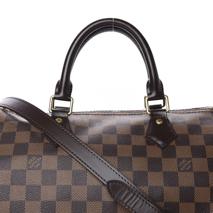 Louis Vuitton Damier Ebene Speedy Bandouliere 30 11 of 12