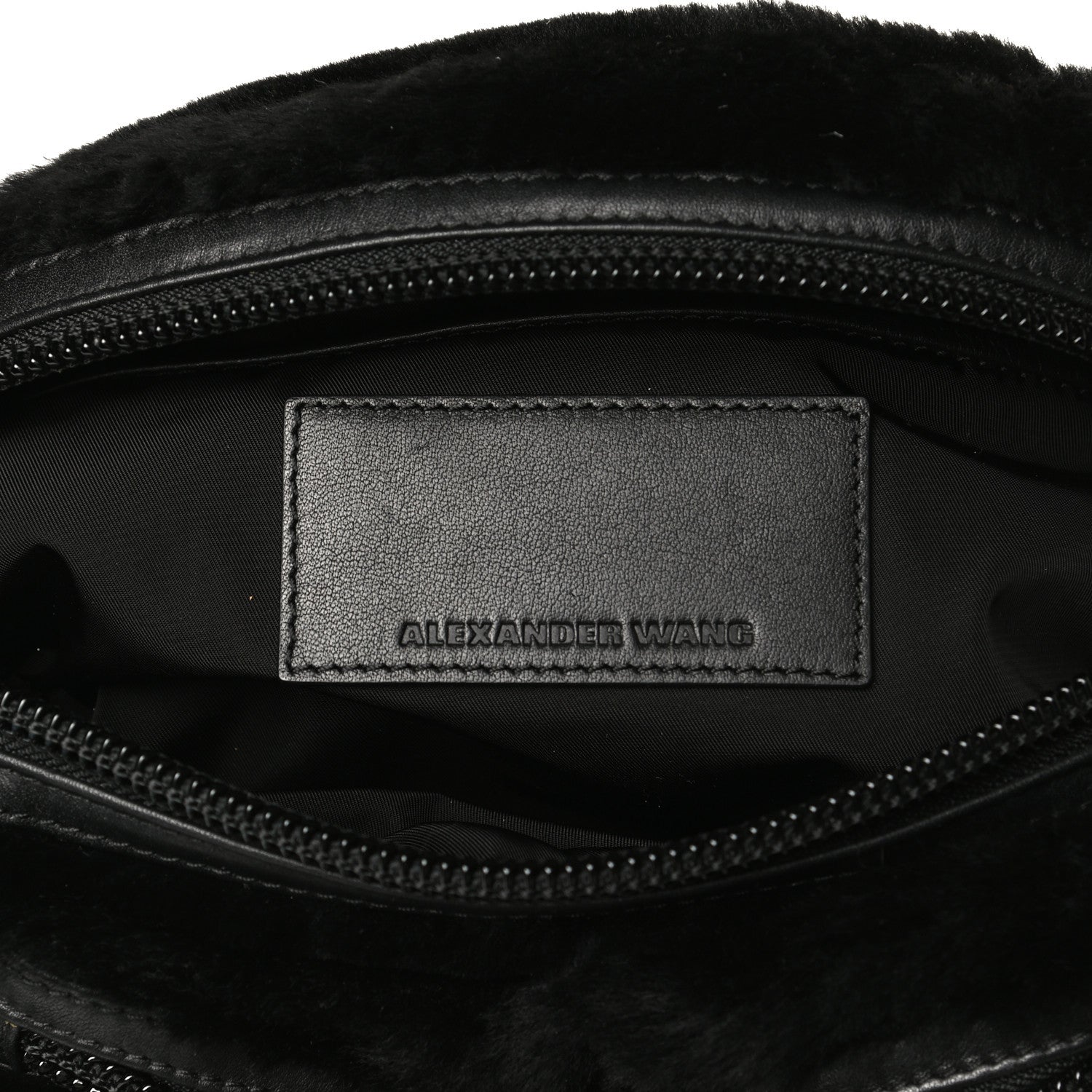 Alexander Wang Mink Fur Attica Belt Bag Black 6 of 12
