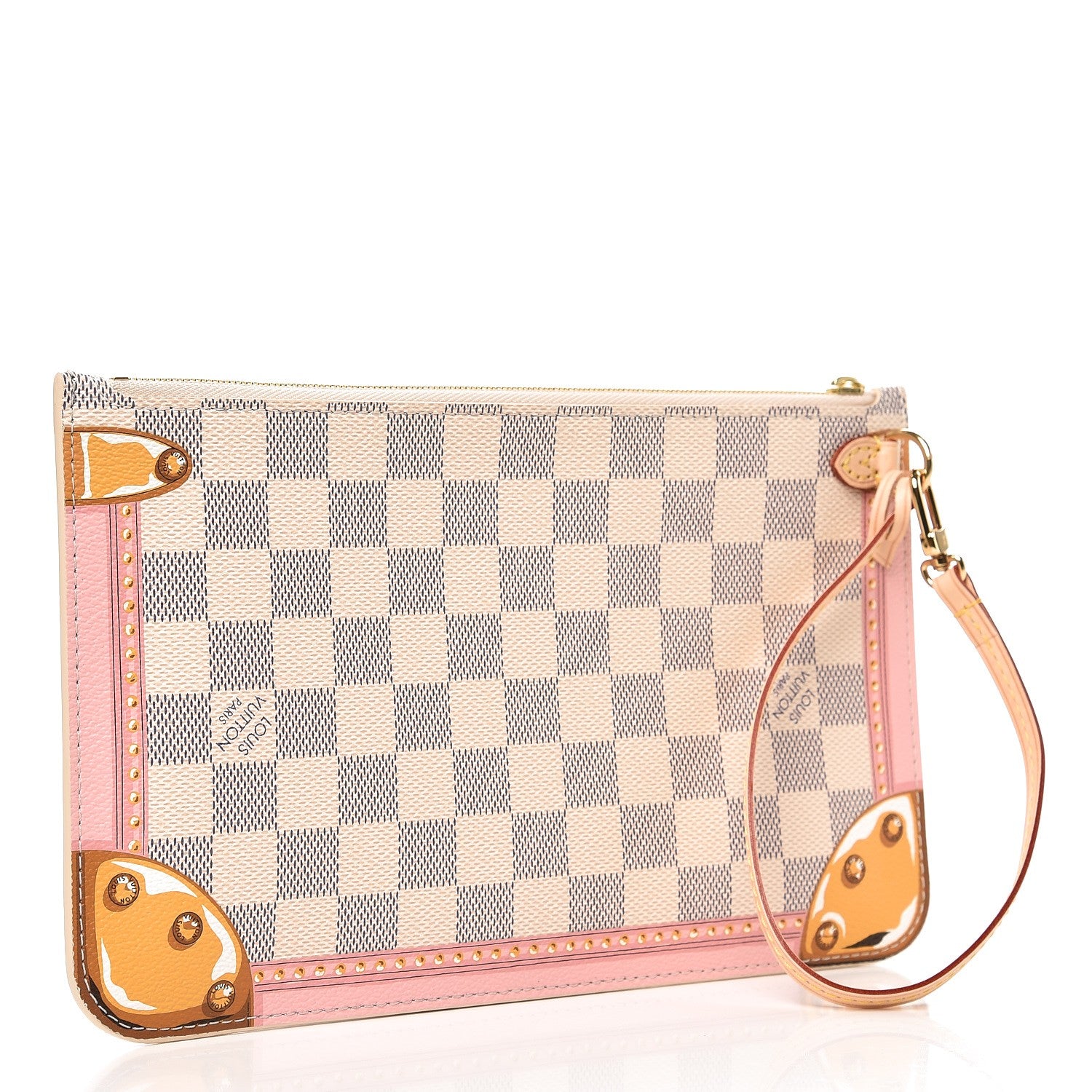 Louis Vuitton Damier Azur Summer Trunks MM GM Pochette 3 of 9