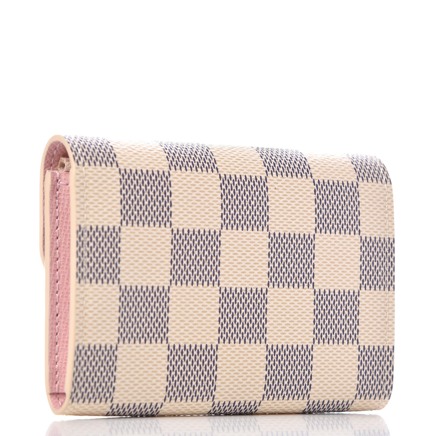 Damier Azur Rosalie Coin Purse Rose Ballerine