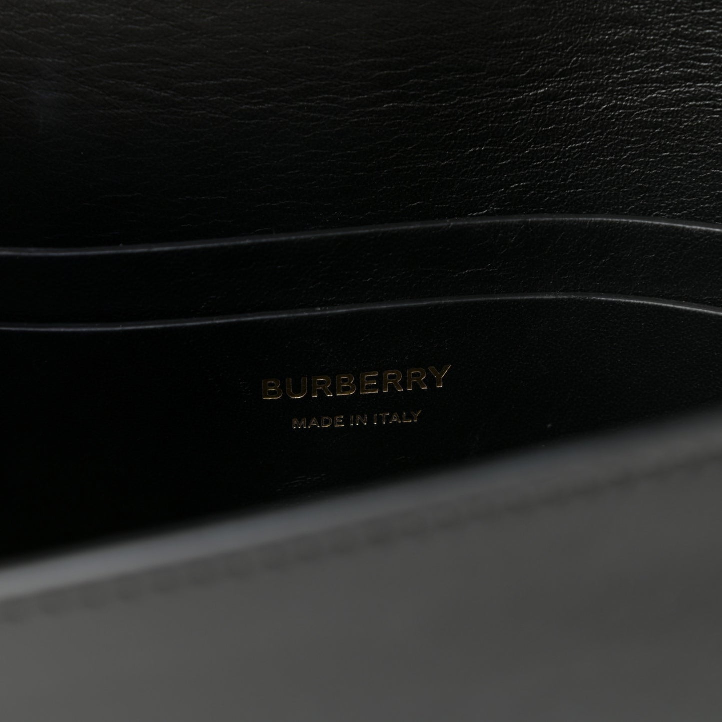 Calfskin Leopard Small Grace Bag Black