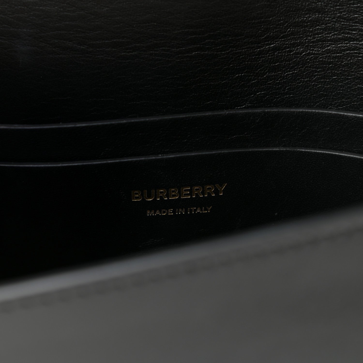 Burberry Calfskin Leopard Small Grace Bag Black 6 of 9