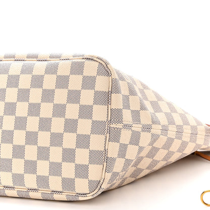Louis Vuitton Damier Azur Neo Neverfull MM Rose Ballerine 14 of 15