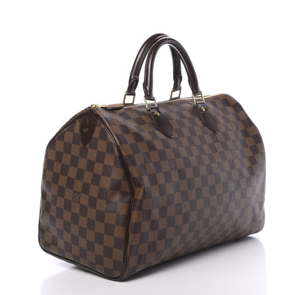 Louis Vuitton Damier Ebene Speedy 35 3 of 10