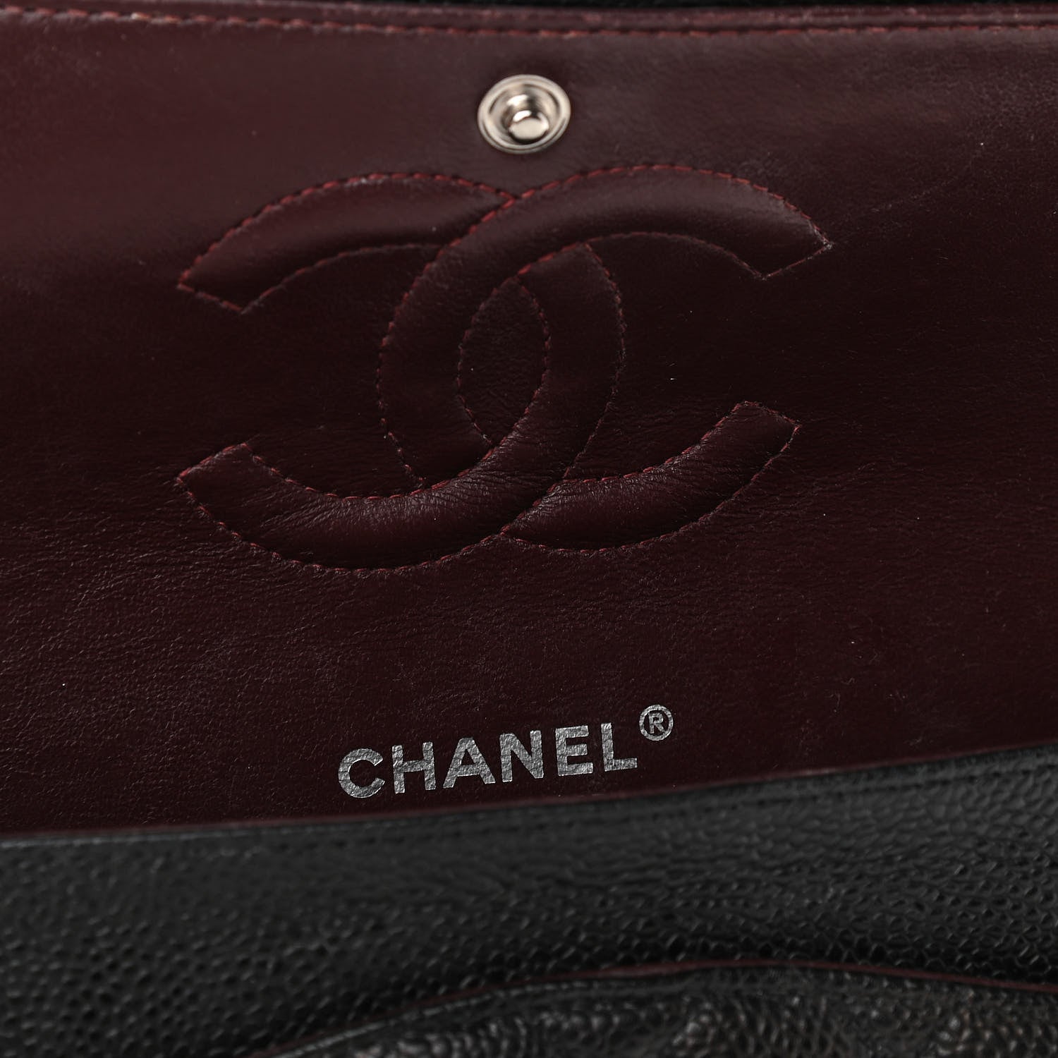 Chanel Caviar Quilted Medium Double Flap Black 12 of 12