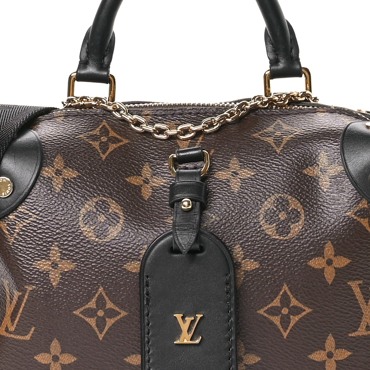 Louis Vuitton Monogram Petite Malle Souple Black 7 of 12