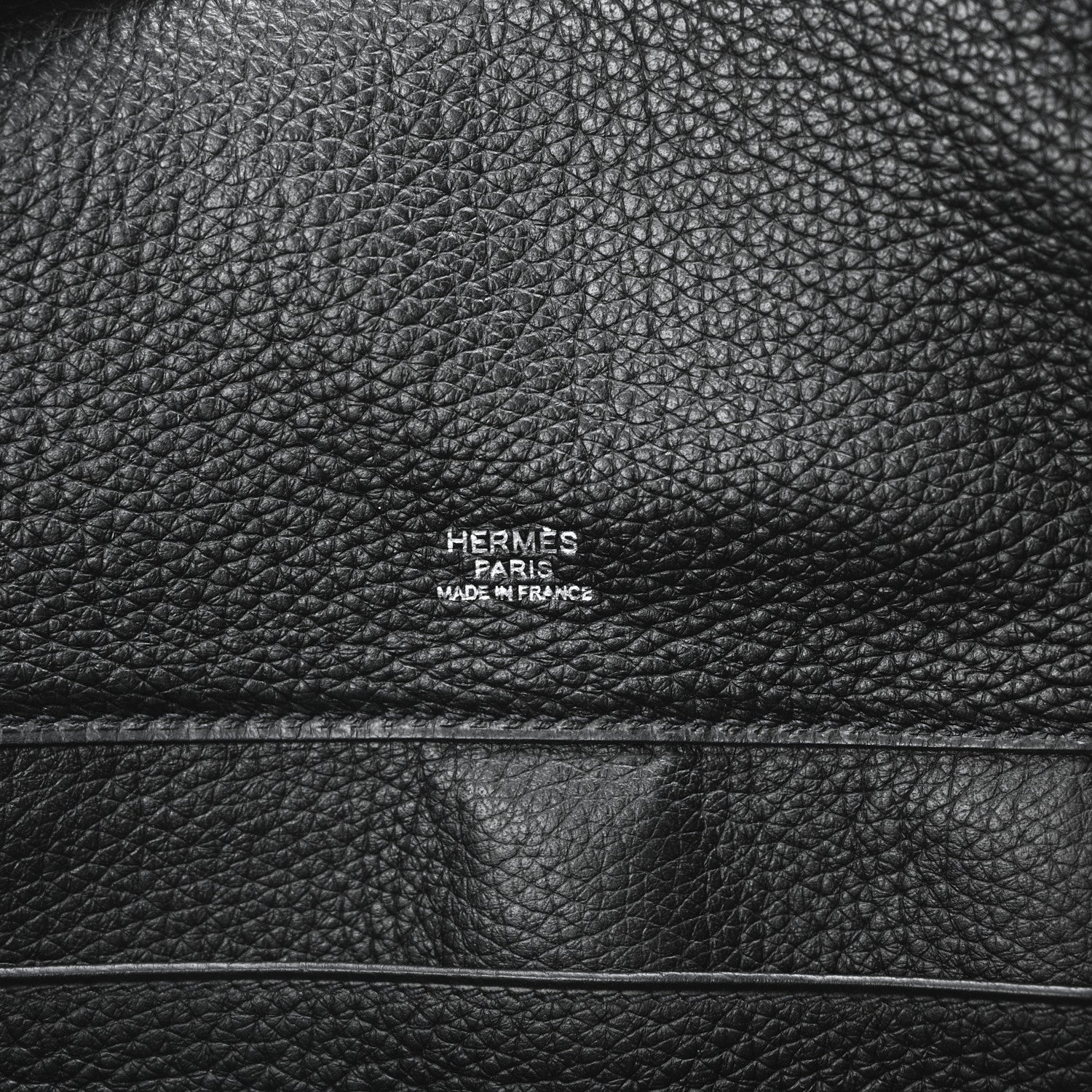 Hermes Taurillon Clemence Atlas 42 Black 6 of 9