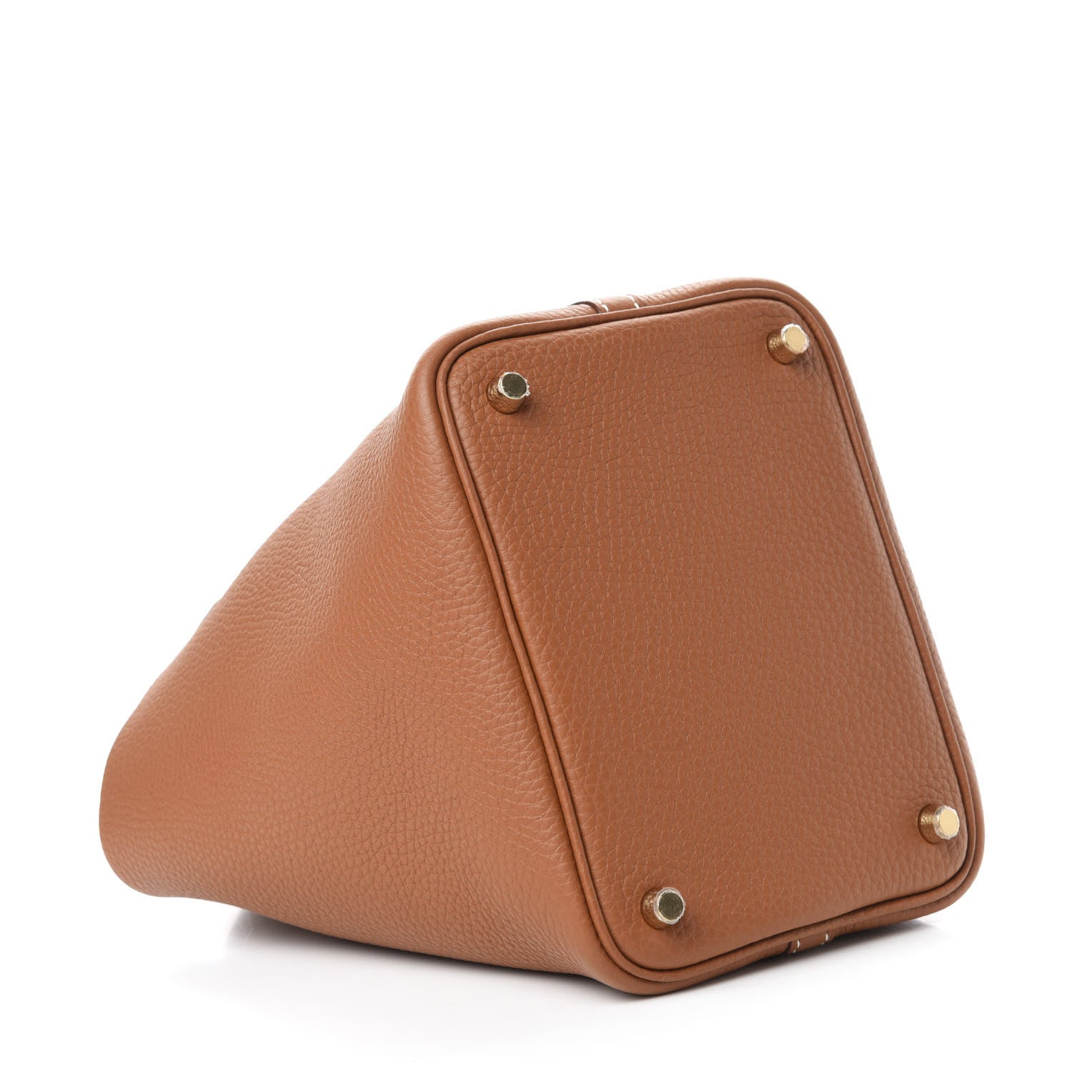 Hermes Taurillon Clemence Picotin Lock 18 PM Gold 4 of 11