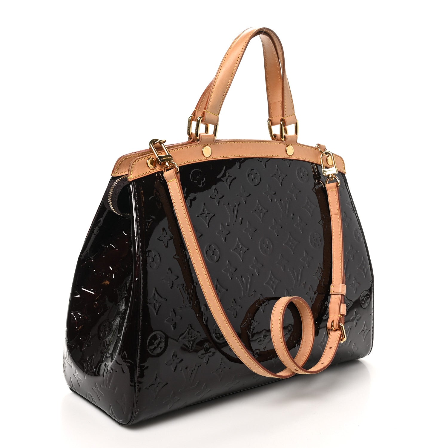 Louis Vuitton Vernis Brea GM Amarante 3 of 8
