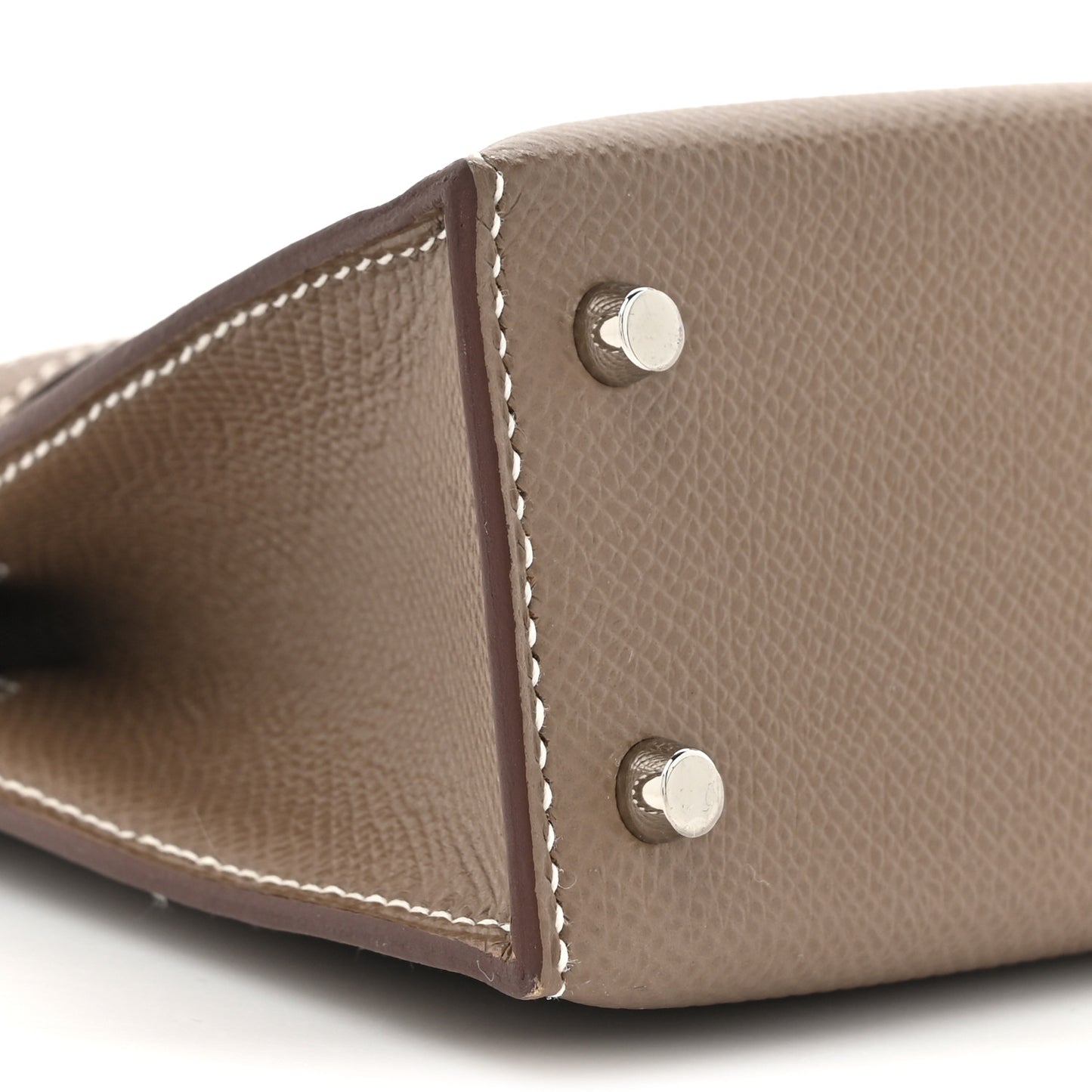 Epsom Mini Kelly Sellier 20 Etoupe