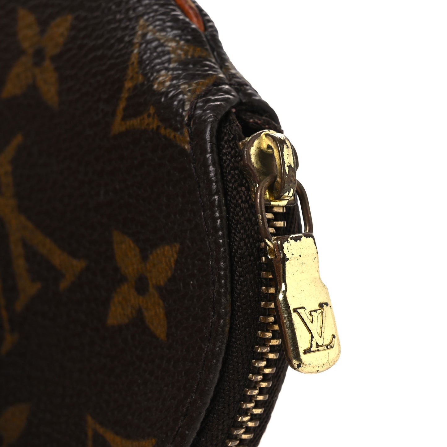 Monogram Round Coin Purse